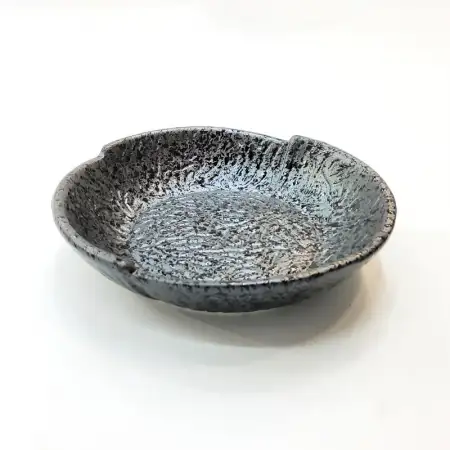 #NK-3526; Ceramic round plate 4.4 inches..