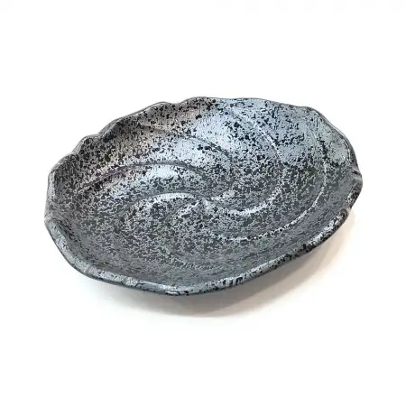 #NK-3632; Ceramic round plate 7 inches..