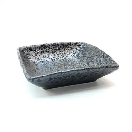 #NK-3670; Ceramic plate square 4.5 inche..