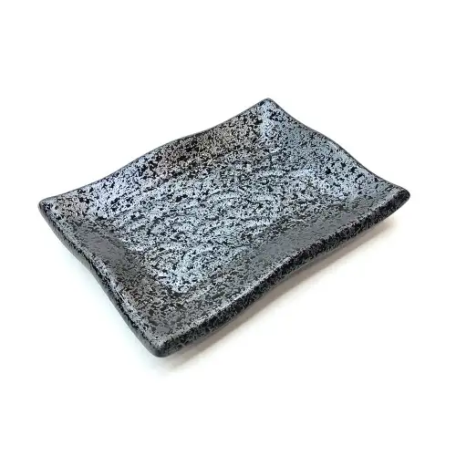 #NK-3731; Ceramic plate rectangular 6 inches                          