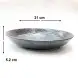 #NK-3861; Ceramic deep round plate 12 inches                          