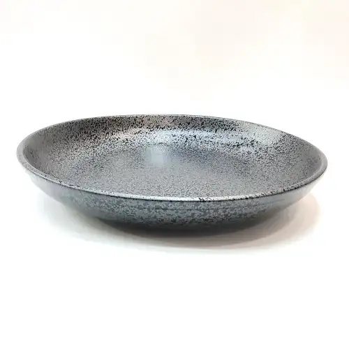 #NK-3861; Ceramic deep round plate 12 inches                          