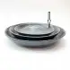 #NK-3878; Ceramic deep round plate 8 inches                       