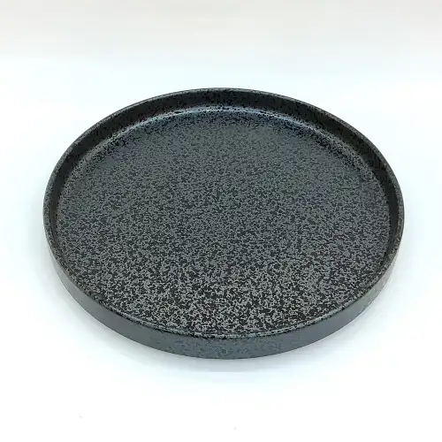 #NK-9863; Ceramic deep round plate 26.5cm