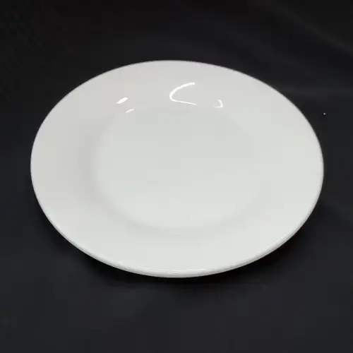 #PP6; Ceramic white plate 6 inches