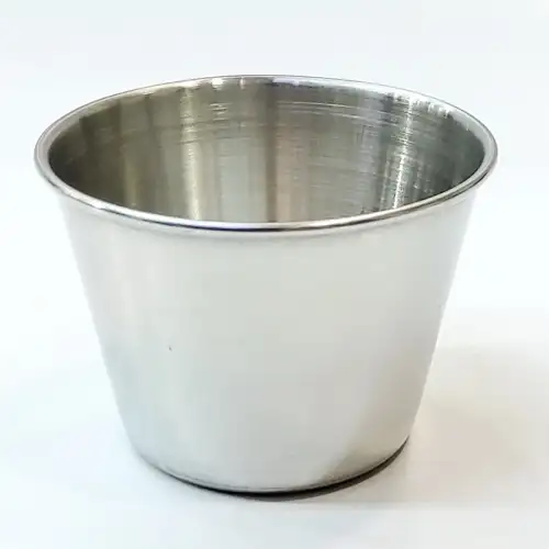 #S5748; Stainless steel sauce dish 5.7cm