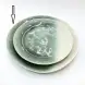 #SA7593; Ceramic 10.6" dinner plate 