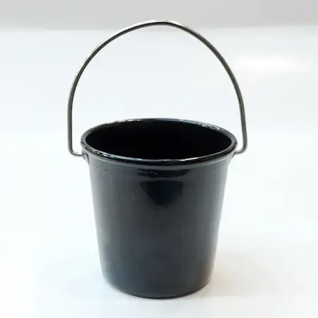 #SB4745-BK;  Metal mini bucket - BK..