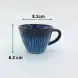 #SB7685CS; Ceramic coffee cup with saucer 160ml   