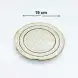 #SH0494; Ceramic 8" side plate         
