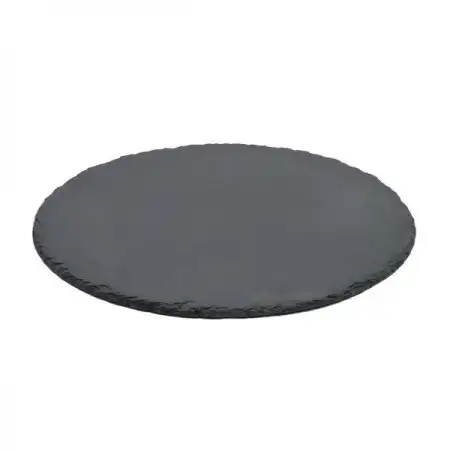 #SLT25R; Slate serving board round 25cm..