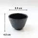 #SQ3680; Cast iron cup 60ml