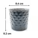 #SVCH8S-BK; Fries cup 8.4x8.2cm black