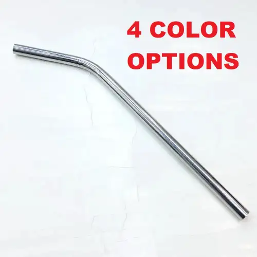 #SWXG8; Stainless steel straw bent 21.5cm