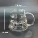 #WM1273-360; Glass coffee pot 360ml