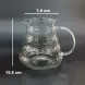 #WM1280-600; Glass coffee pot 600ml