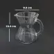 #WM1358-300; Glass coffee pot 300ml
