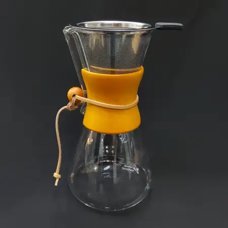#WM4144-600; Glass coffee pot 600ml..