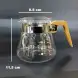 #WM4151-600; Glass coffee server 600ml
