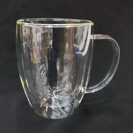 #WM4182-350; Double wall glass 350ml..