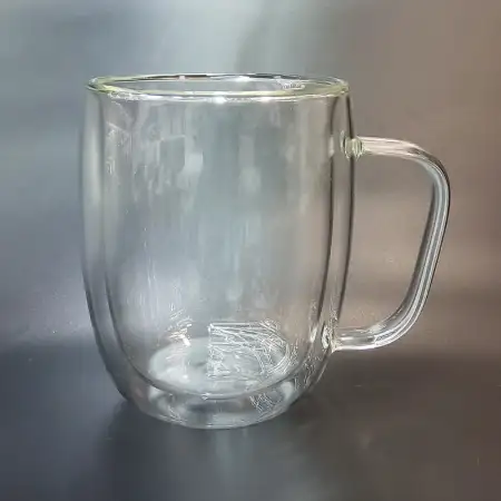 #WM6070-350; Double Wall Glass Cup ..