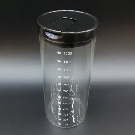 #WM9521-1200; Glass airtight jar 1200ml..