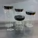 #WM9521-500;  Glass airtight jar 500ml