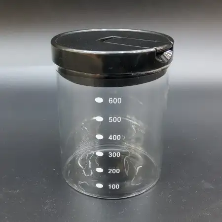 #WM9521-500;  Glass airtight jar 500ml..