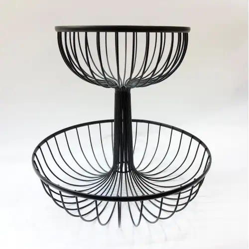 #YM16149; Metal 2-tier basket 16149