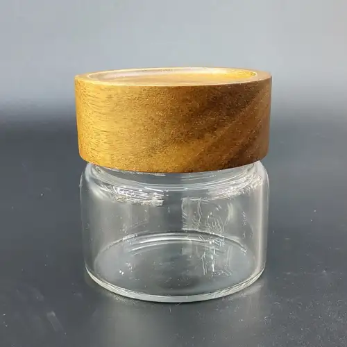 #YR65-120; Glass airtight jar 120ml