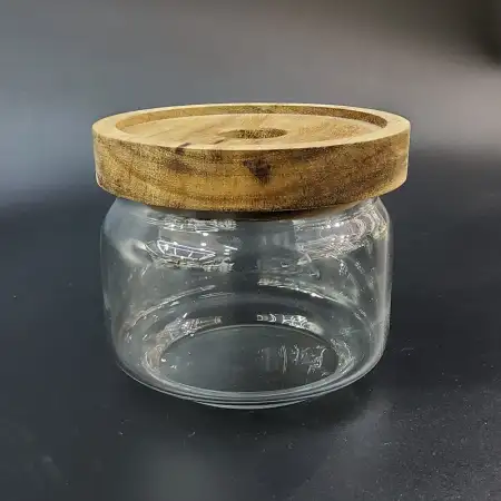 #YR90-250;  Glass airtight jar 250ml..