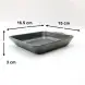 #YY8022; Cast iron pan 16.5x15cm+wood #YY8022; Cast iron pan 16.5x15cm+wood