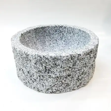 #ZW1508; Stone bowl 15x8cm..