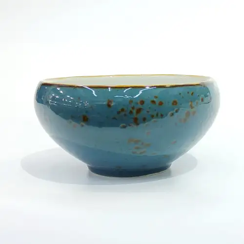 Ceramic Bowl 4 Inches - Rustic Speckle Blue Ceramic Bowl 4 Inches - Rustic Speckle Blue
