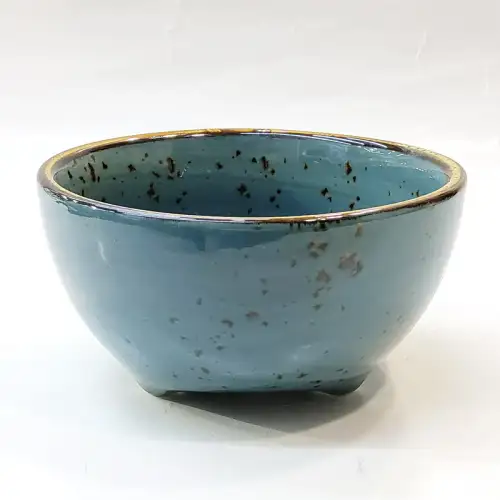 Ceramic Bowl 4.25 inches - Rustic Speckle Blue Ceramic Bowl 4.25 inches - Rustic Speckle Blue
