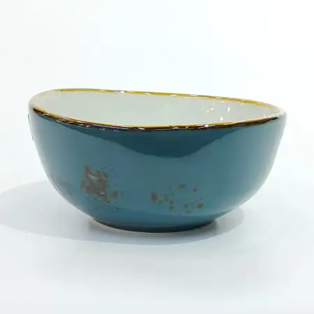 Ceramic Bowl 4.5 inches - Rustic Speckle Blue