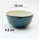 Ceramic Bowl 4.5 inches - Rustic Speckle Blue