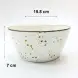 Ceramic Bowl 6 Inches - Rustic Speckle White