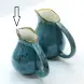 Ceramic Cream Pot 40ml - Rustic Speckle Blue