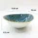 Ceramic Deep Plate 6.25 Inches - Rustic Speckle Blue Ceramic Deep Plate 6.25 Inches - Rustic Speckle Blue