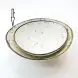 Ceramic Deep Plate 7.5 Inches - Rustic Speckle White