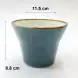 Ceramic Fries Bowl 4.5 Inches - Rustic Speckle Blue