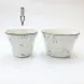 Ceramic Fries Bowl 4.5 Inches - Rustic Speckle White Ceramic Fries Bowl 4.5 Inches - Rustic Speckle White