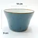 Ceramic Fries Bowl 5.5 Inches - Rustic Speckle Blue Ceramic Fries Bowl 5.5 Inches - Rustic Speckle Blue