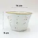Ceramic Fries Bowl 5.5 Inches - Rustic Speckle White Ceramic Fries Bowl 5.5 Inches - Rustic Speckle White