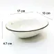 Ceramic Oval Bowl 17cm - Rustic Speckle White Ceramic Oval Bowl 17cm - Rustic Speckle White