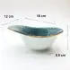 Ceramic Oval Bowl 6.25 Inches - Rustic Speckle Blue Ceramic Oval Bowl 6.25 Inches - Rustic Speckle Blue
