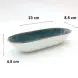 Ceramic Oval Deep Plate 9 Inches - Rustic Speckle Blue Ceramic Oval Deep Plate 9 Inches - Rustic Speckle Blue