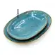Ceramic Oval Plate 23x16.5cm - Rustic Speckle Blue Ceramic Oval Plate 23x16.5cm - Rustic Speckle Blue