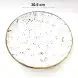 Ceramic Plate 12 Inches Rustic Speckle White Ceramic Plate 12 Inches Rustic Speckle White
